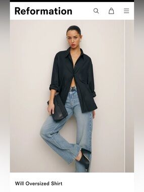 Reformation Will Oversized Shirt